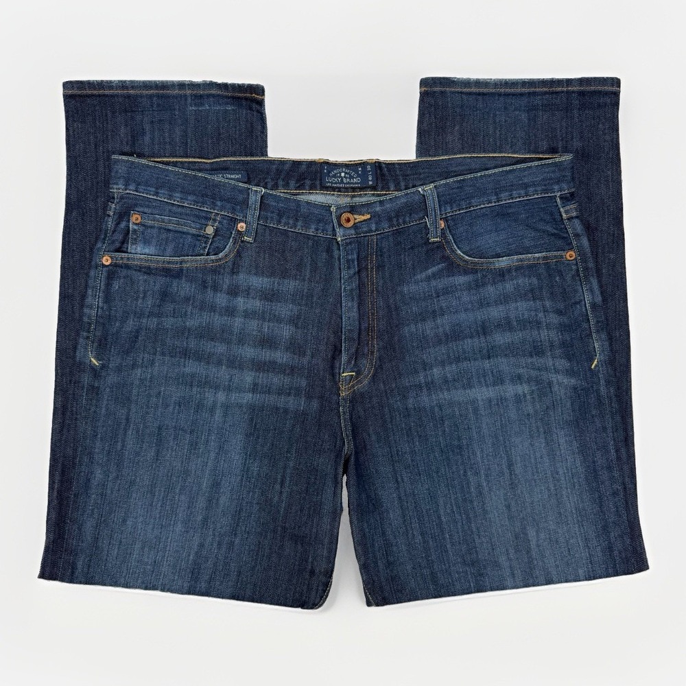 Lucky Brand 329 Classic Straight Jeans Mens 40x30 Normcore Casual Everyday Denim